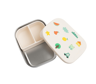 Stainless steel lunchbox with removable compartments - tiny bits - The Cotton Cloud