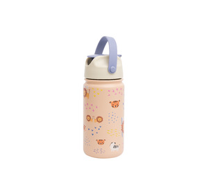 Water bottle made of stainless steel - wild child - The Cotton Cloud