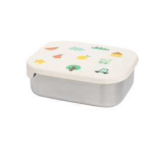 Stainless steel lunchbox with removable compartments - tiny bits - The Cotton Cloud