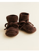 Booties - dark brown