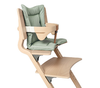 Cushion for Leander Classic high chair, organic - sage green - Leander