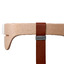 Leather strap for Leander Classic safety bar, brown - Leander