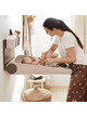 Leander Wally wall mounted changing table, cappuccino