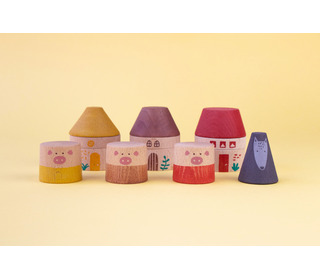 Wooden toys - my 3 little pigs - Londji