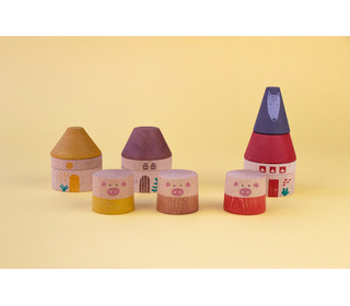 Wooden toys - my 3 little pigs - Londji