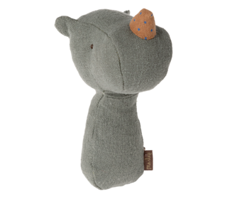 Lullaby friends, Rhino rattle - pine - Maileg