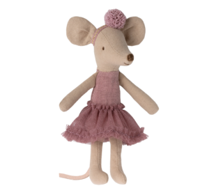 Ballerina Mouse, Big sister - heather - Maileg