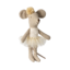 Ballerina Mouse, Little sister - off white - Maileg