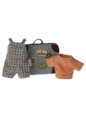 Overalls and shirt in suitcase - big brother mouse