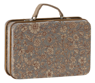 Small suitcase, blossom - grey - Maileg