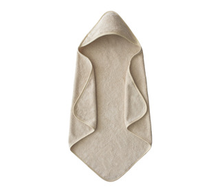 Hooded towel - fog - Mushie