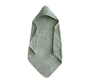 Hooded towel - moss - Mushie