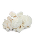 Cuddly animal rabbit small - white